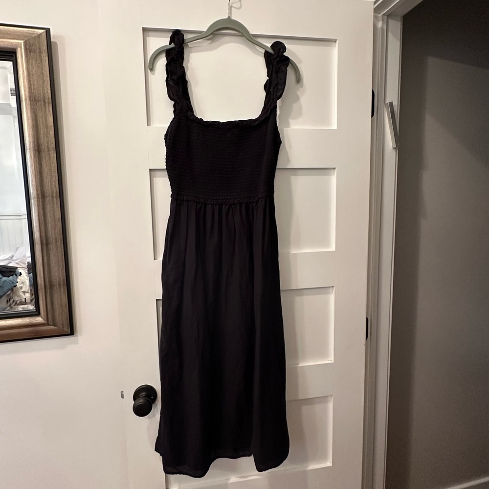 Aritzia Black Midi Dress